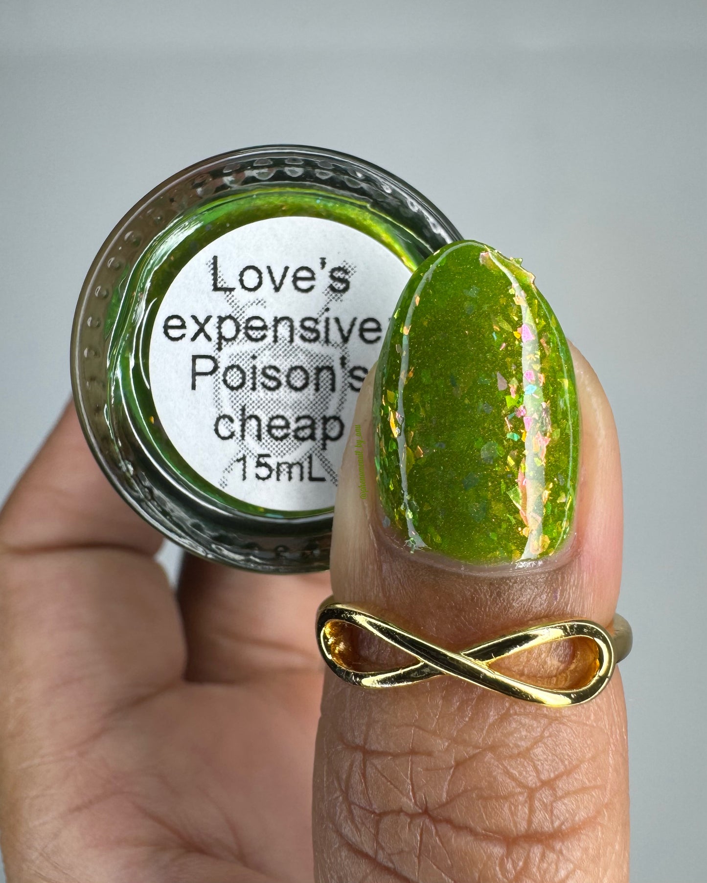 Love's expensive; Poison's cheap